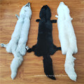 Bulk wholesale 150cm big size genuine Arctic white fox fur skin